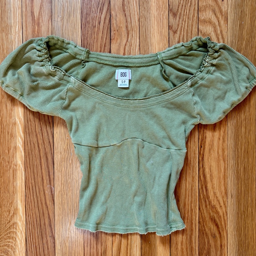 BDG Sage Green Women's Crop Top
